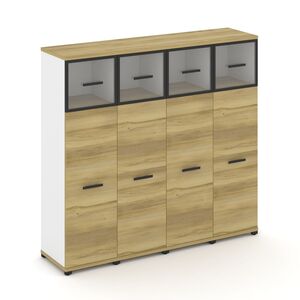 Шкаф четыре узкие секции, 4 ниши