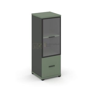 Шкаф одна узкая секция, 3 ниши