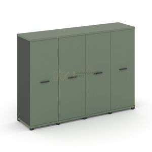 Шкаф четыре узкие секции, 3 ниши