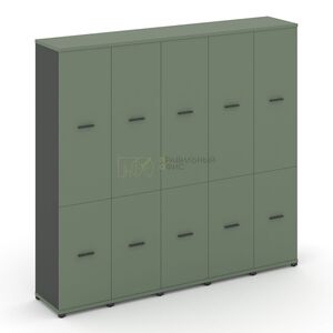 Шкаф пять узких секций, 5 ниш