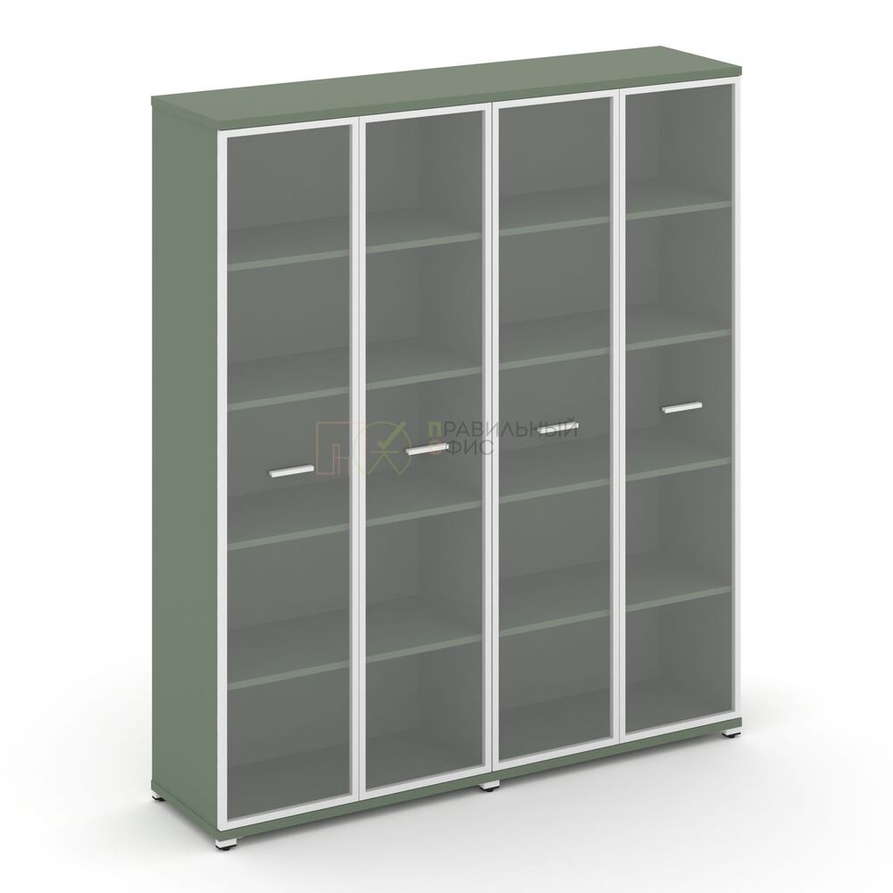 Шкаф две широкие секции, 5 ниш