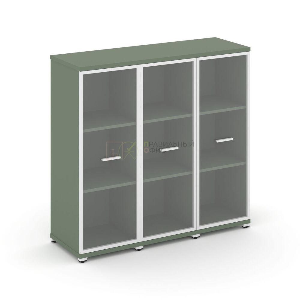 Шкаф три узкие секции, 3 ниши