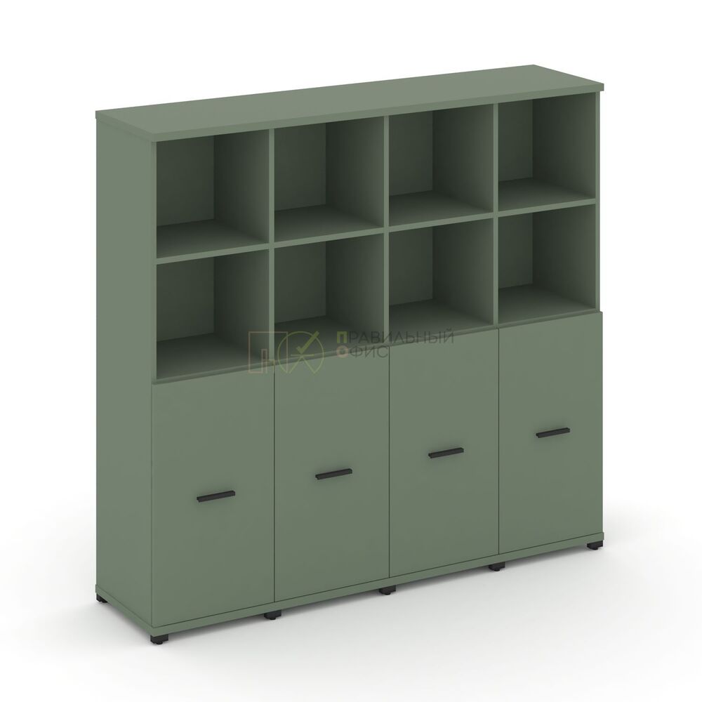 Шкаф четыре узкие секции, 4 ниши