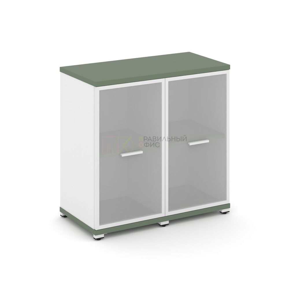 Шкаф две узкие секции, 2 ниши