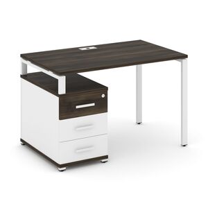 Стол письменный с одной опорной тумбой