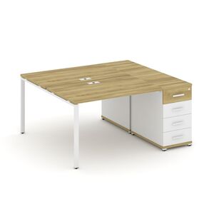 Рабочая станция с одной опорной тумбой