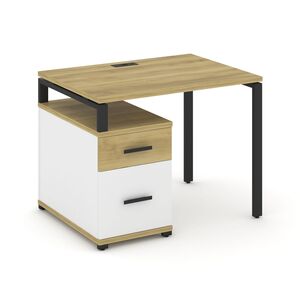 Стол письменный с одной опорной тумбой