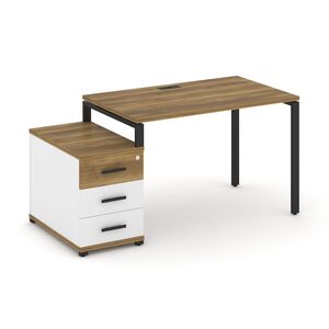 Стол письменный с одной опорной тумбой