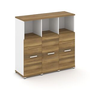 Шкаф три узкие секции, 3 ниши