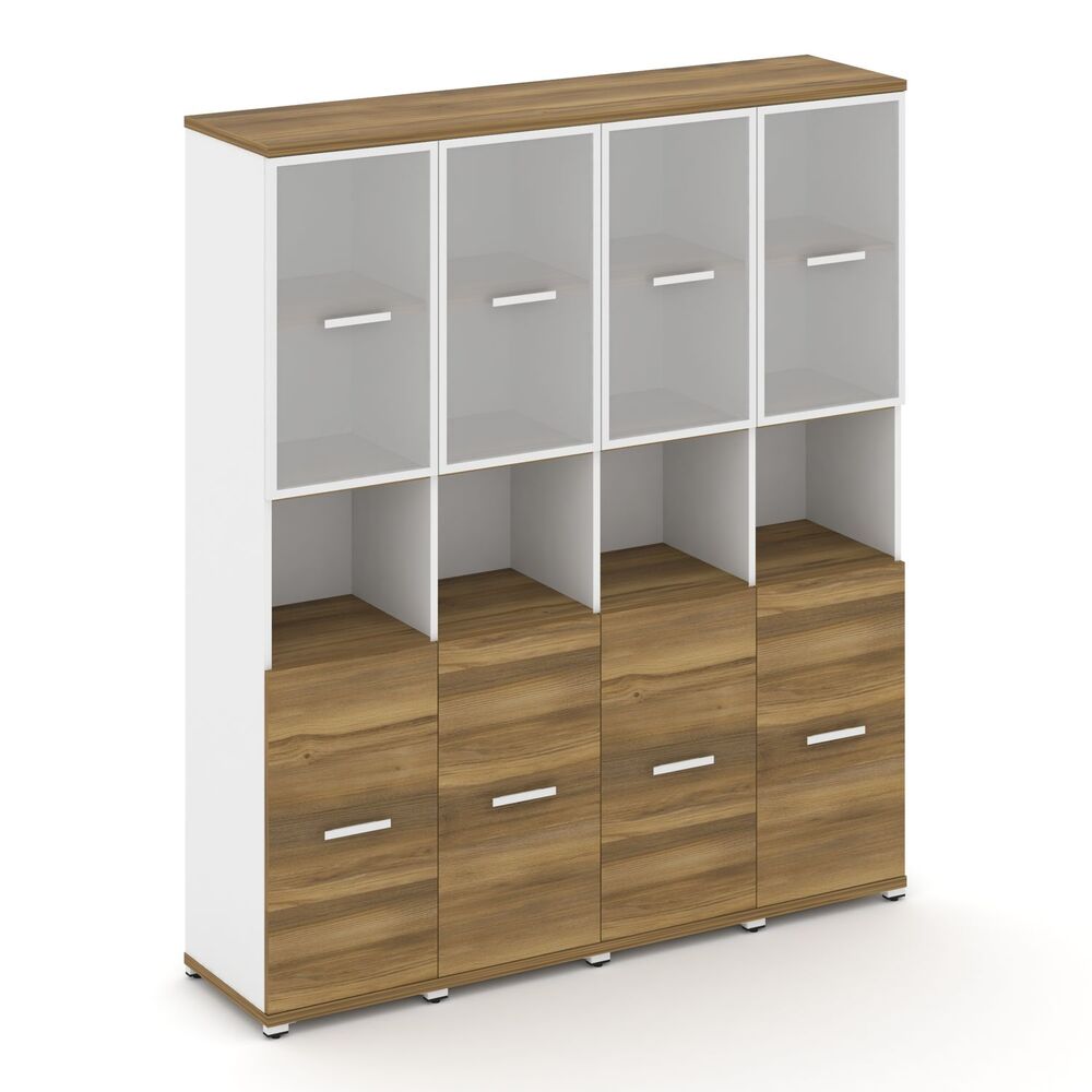 Шкаф четыре узкие секции, 5 ниш