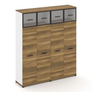 Шкаф две широкие секции, 5 ниш