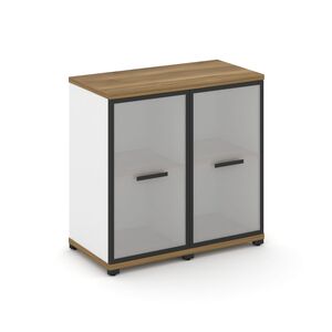 Шкаф две узкие секции, 2 ниши