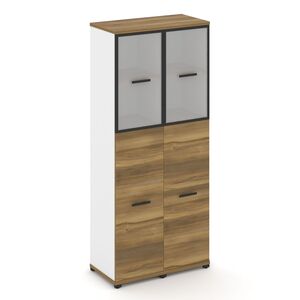 Шкаф две узкие секции, 5 ниш