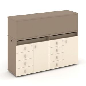 Набор №3. Тумба двойная+низкая надставка