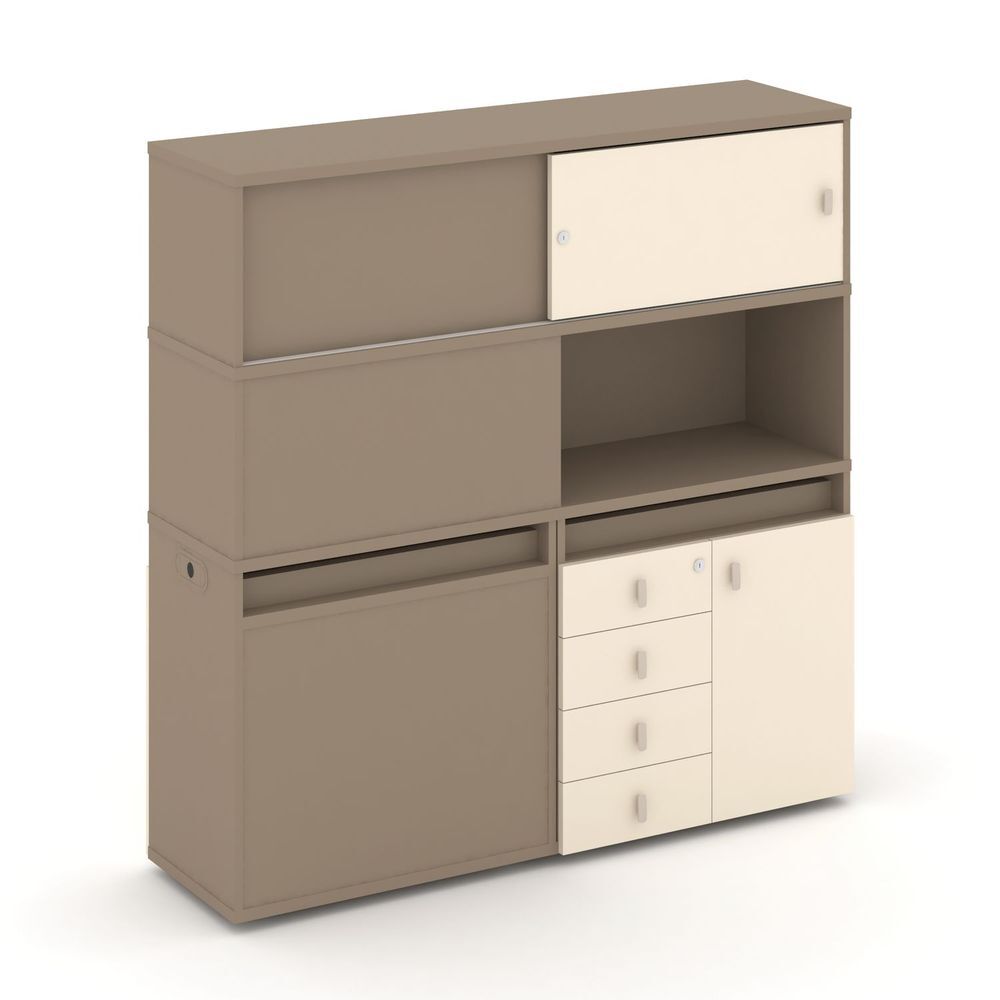 Набор №30. Тумба двойная+высокая надставка