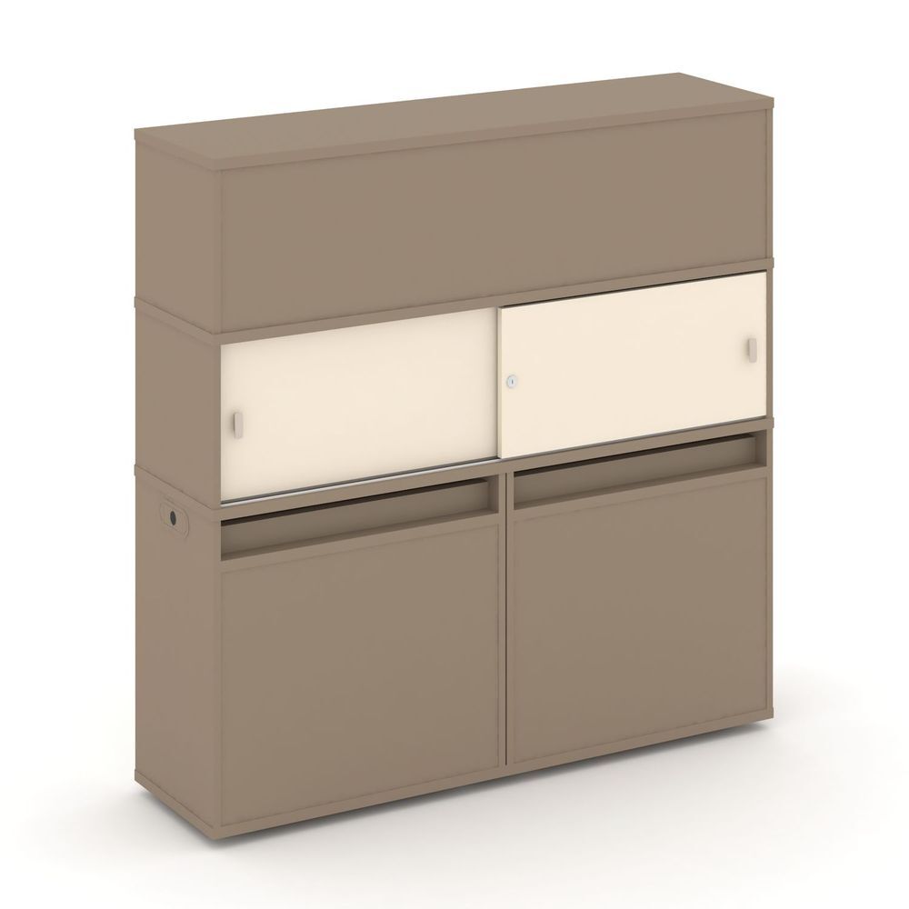 Набор №9. Тумба двойная+высокая надставка