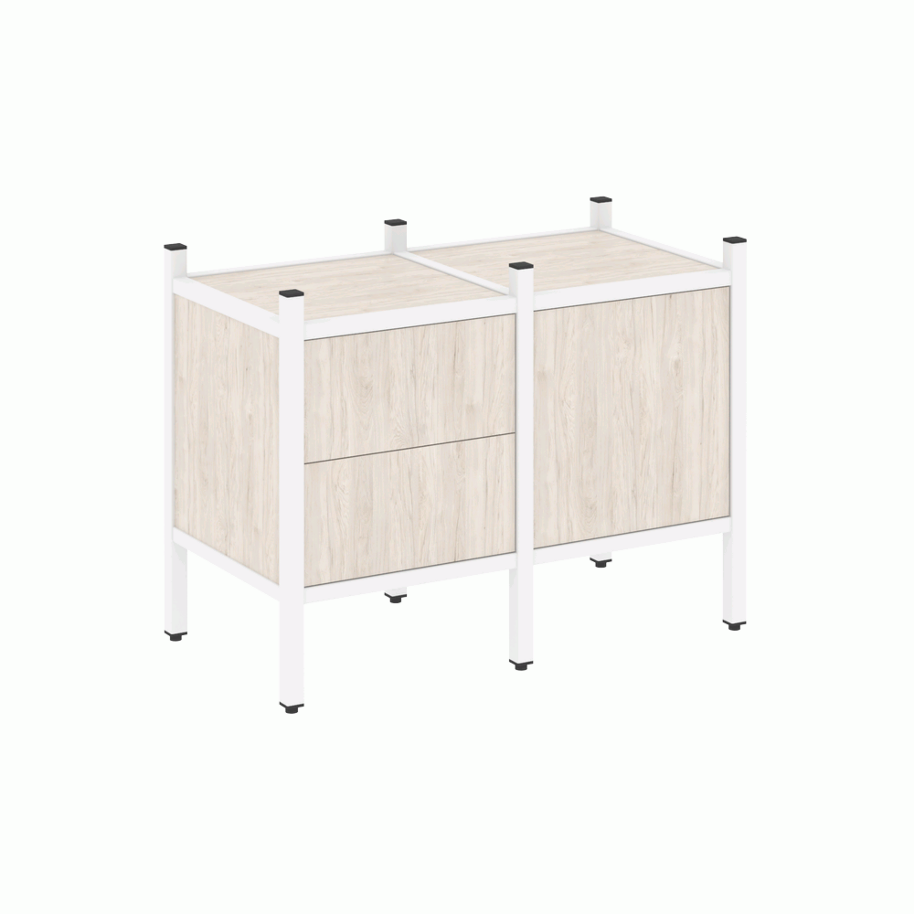 Прямой стеллаж наборный