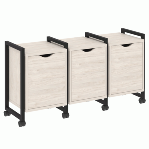 Тумба на колесных опорах наборная. Вариант №5