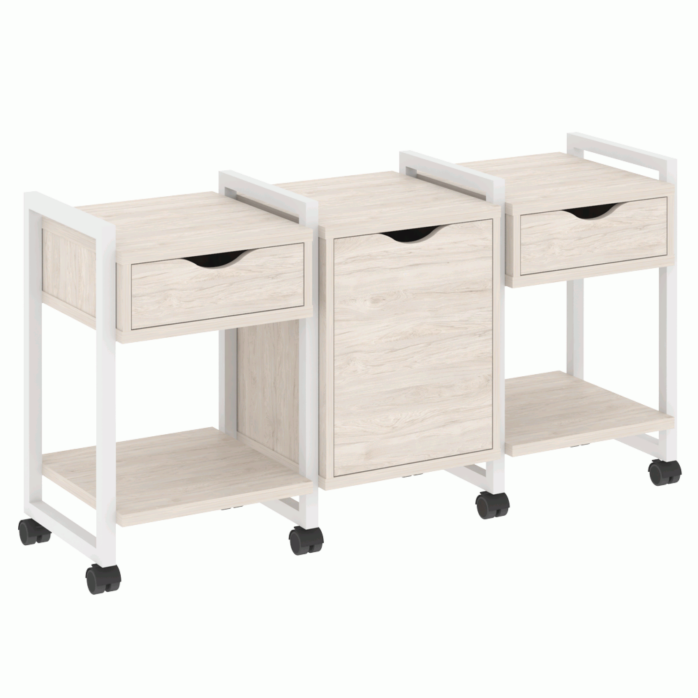 Тумба на колесных опорах наборная. Вариант №6