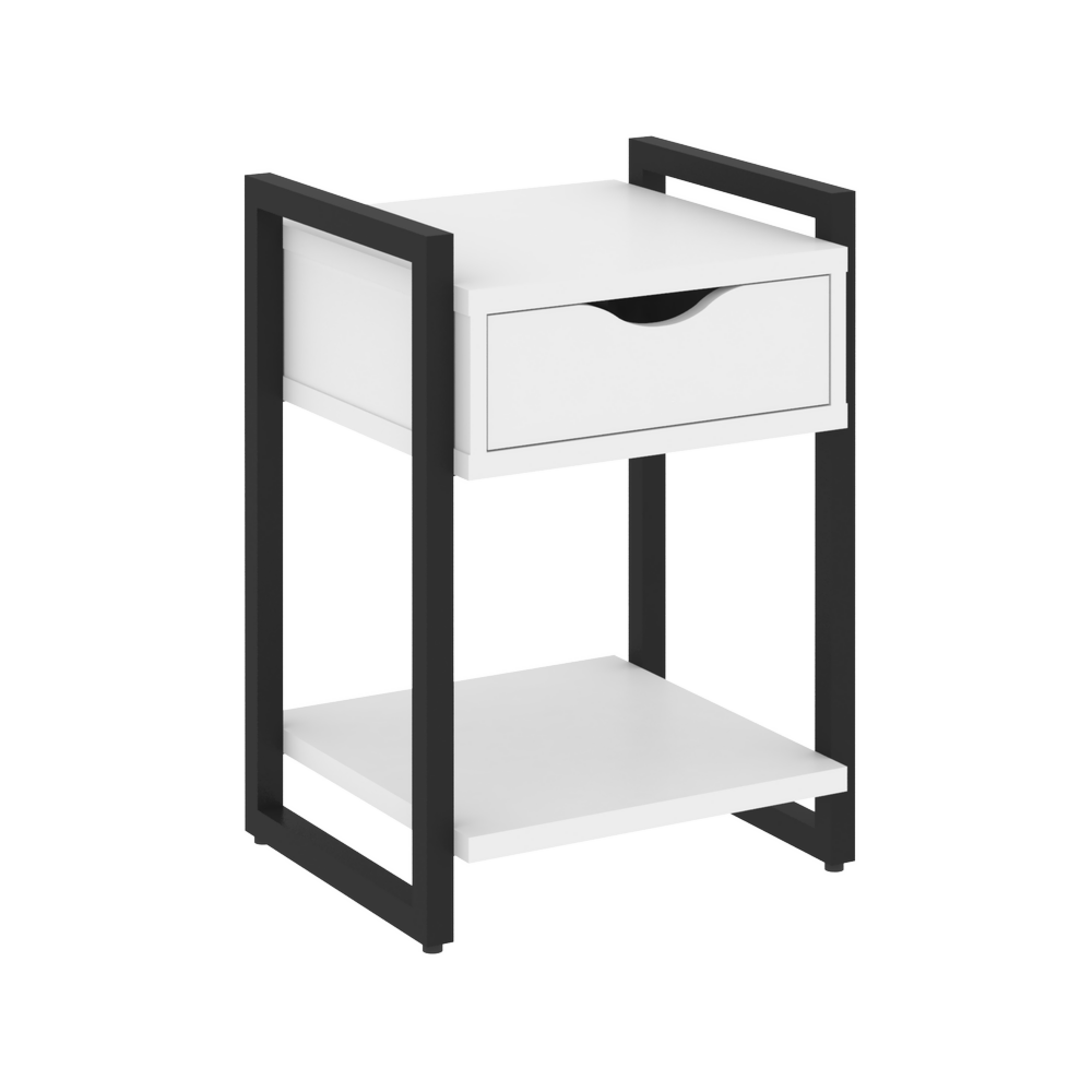 Тумба на регулируемых опорах с ящиком и полкой