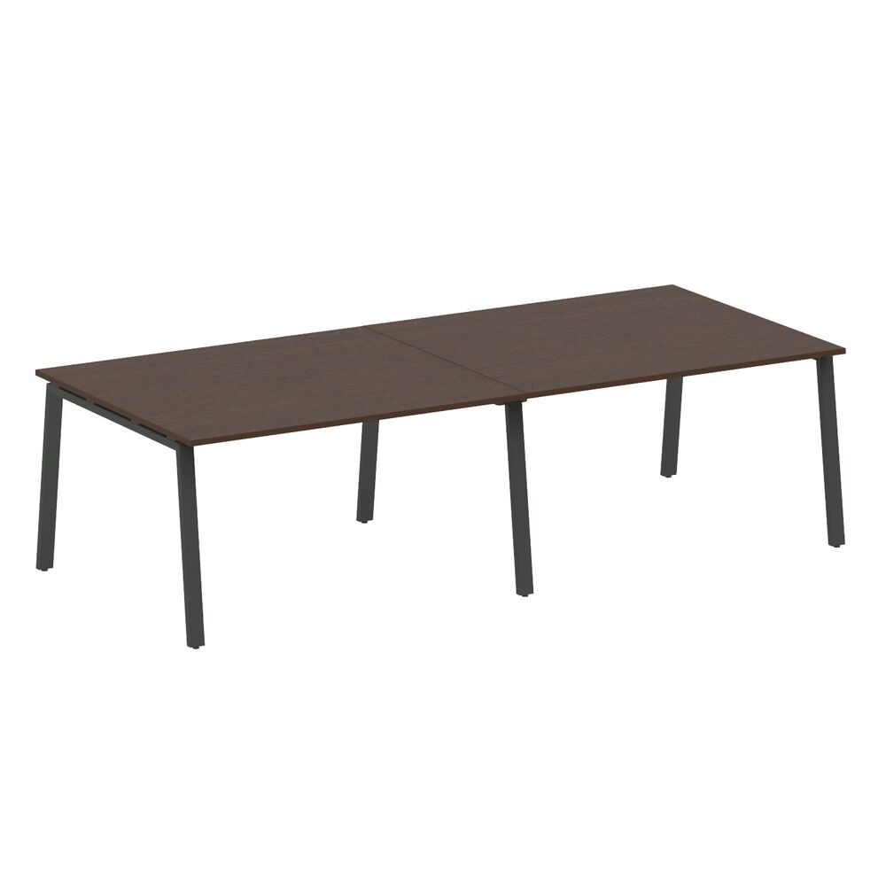 Переговорный стол (2 столешницы) на А-образном м/к