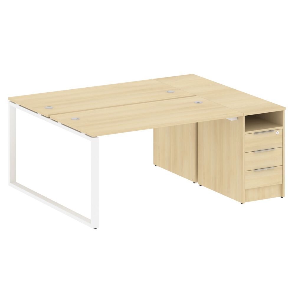 Рабочая станция на О-образном м/к с опорной тумбой