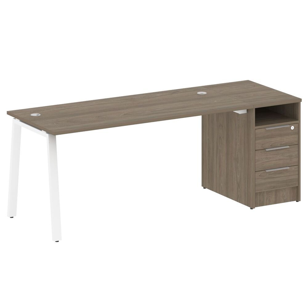 Рабочая станция на А-образном м/к с опорной тумбой