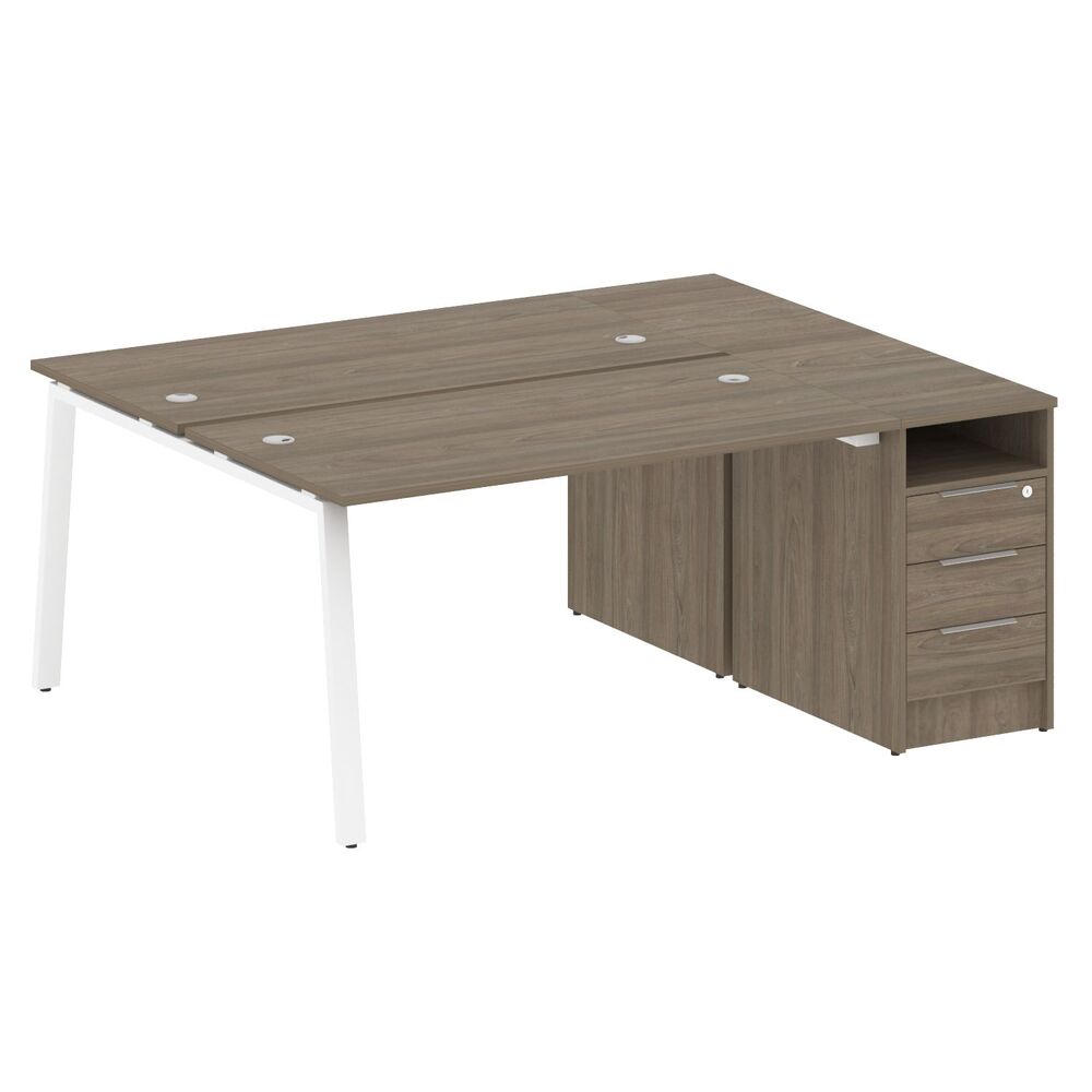 Рабочая станция на А-образном м/к с опорной тумбой