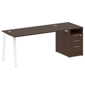 Рабочая станция на А-образном м/к с опорной тумбой