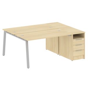 Рабочая станция на А-образном м/к с опорной тумбой