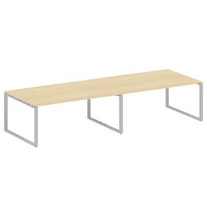 Переговорный стол (2 столешницы) на О-образном м/к