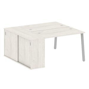 Рабочая станция на А-образном м/к с опорным шкафом-купе