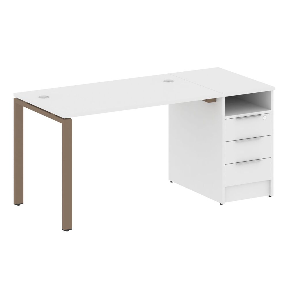 Рабочая станция с опорной тумбой