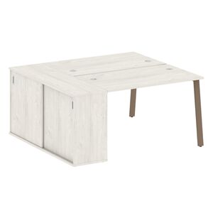 Рабочая станция на А-образном м/к с опорным шкафом-купе