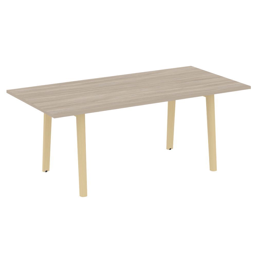 Стол переговорный (опоры - массив дерева)