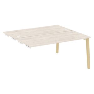 Стол-приставка двойной к опорным элементам (опоры - массив дерева)