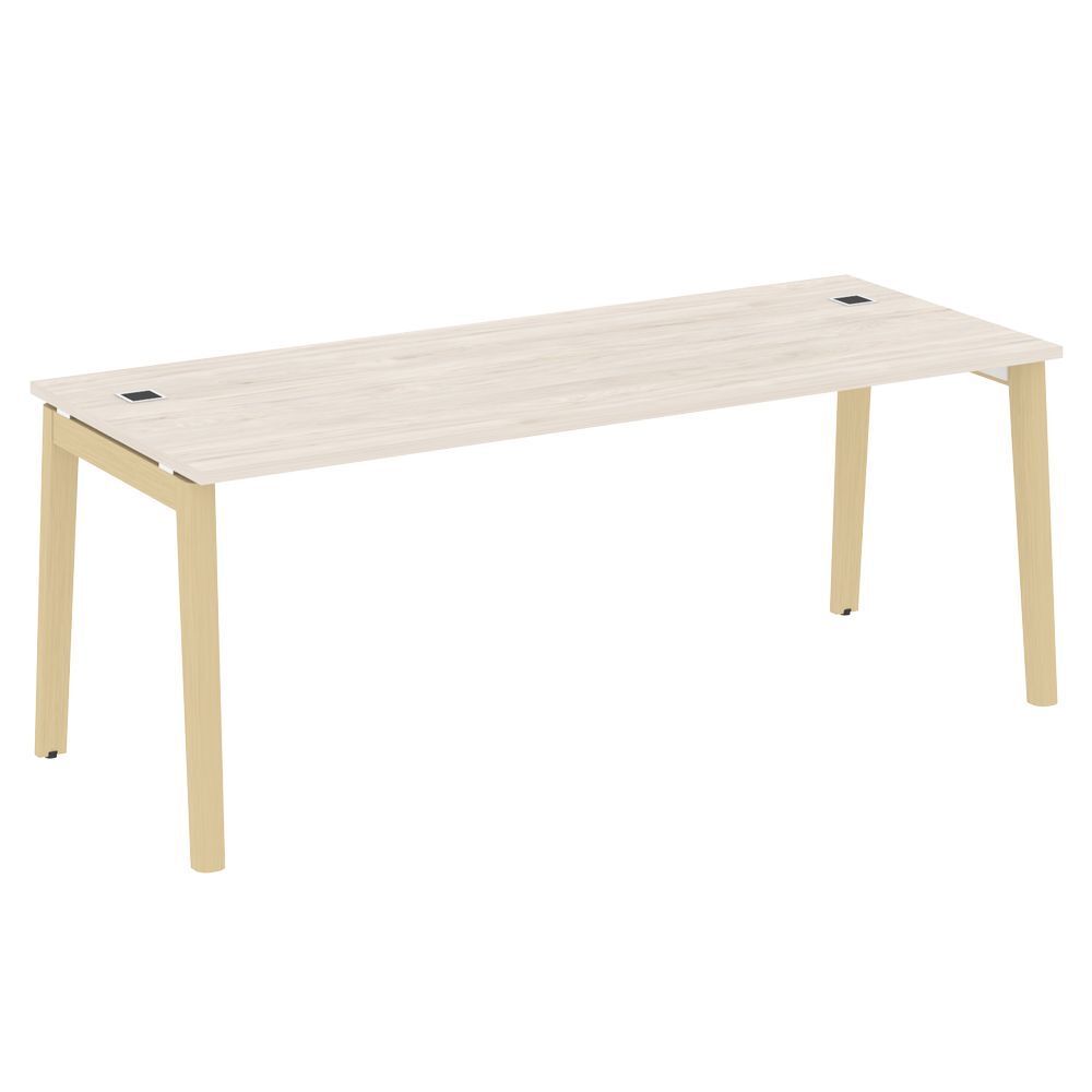 Стол рабочий руководителя (опоры - массив дерева)