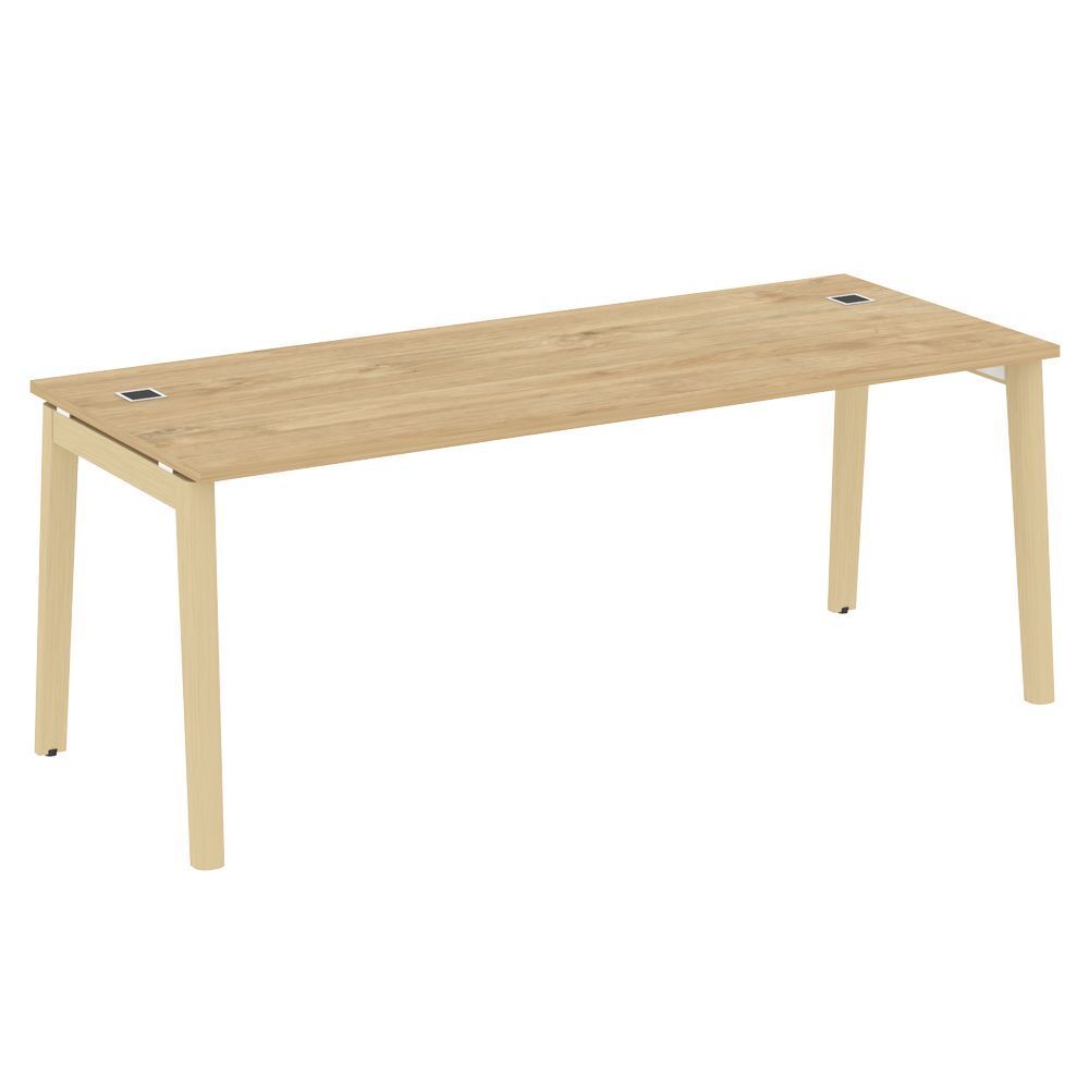 Стол рабочий руководителя (опоры - массив дерева)