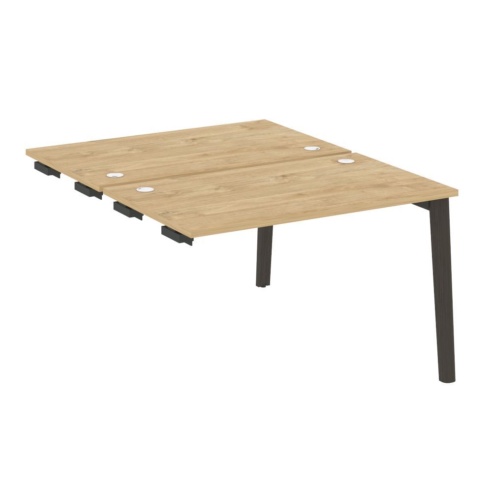 Стол-приставка двойной к опорным элементам (опоры - массив дерева)