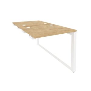 Стол-приставка двойной на О-образном м/к к опорным элементам