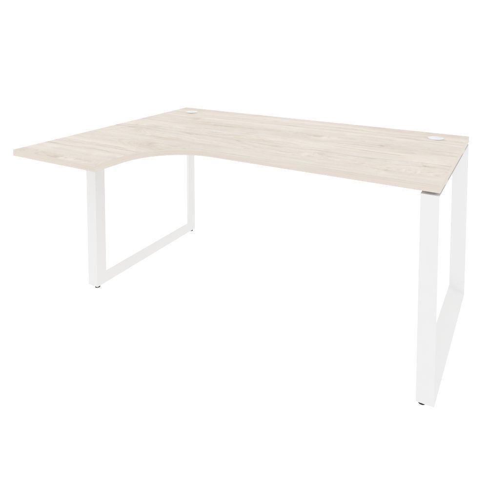 Стол эргономичный левый на О-образном м/к