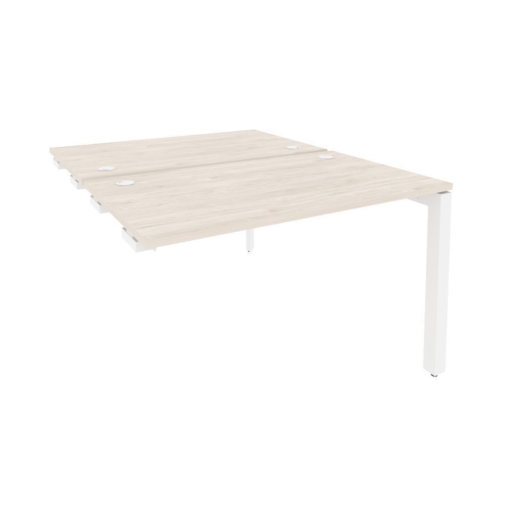 Стол-приставка двойной на П-образном м/к к опорным элем.