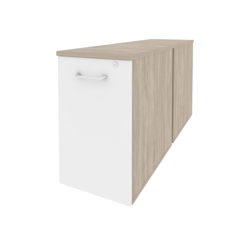 Тумба двойная низкая выдвижная приставная / опорная