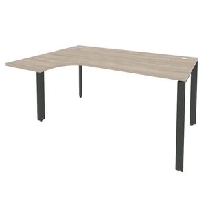 Стол эргономичный левый на П-образном м/к