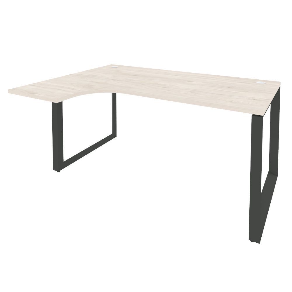 Стол эргономичный левый на О-образном м/к