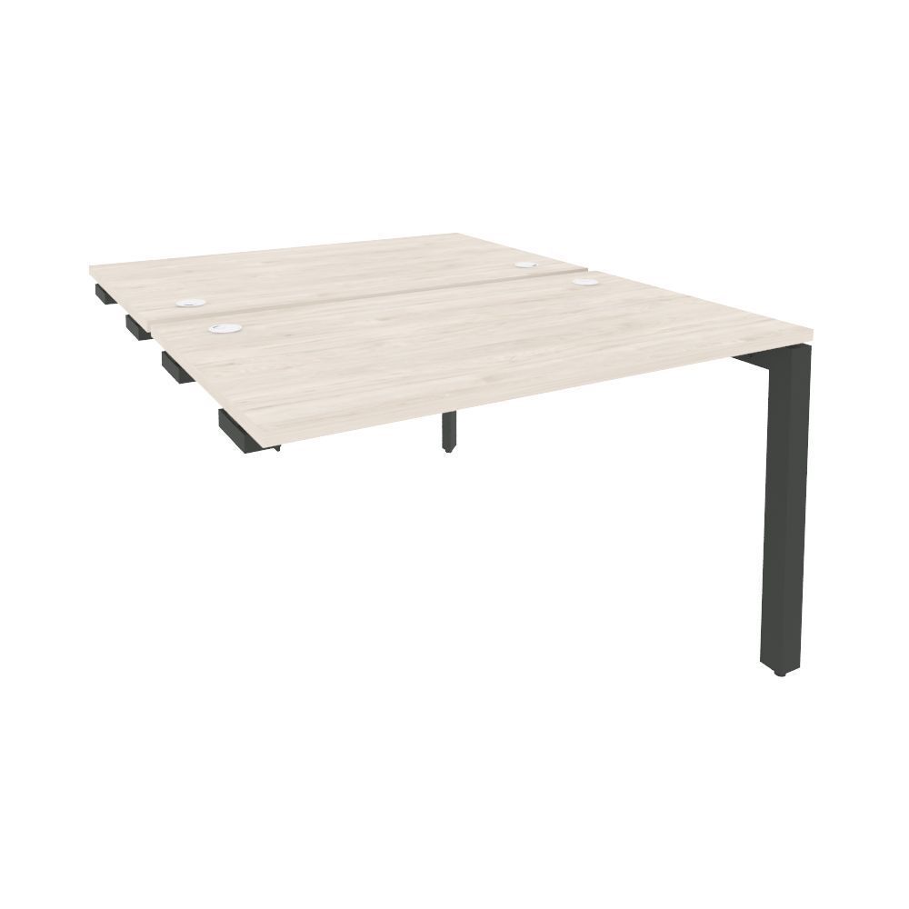 Стол-приставка двойной на П-образном м/к к опорным элем.