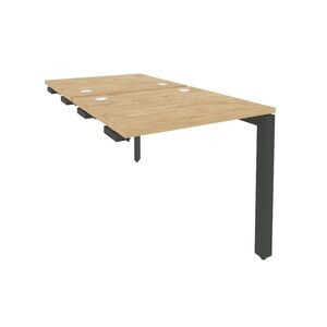 Стол-приставка двойной на П-образном м/к к опорным элем.