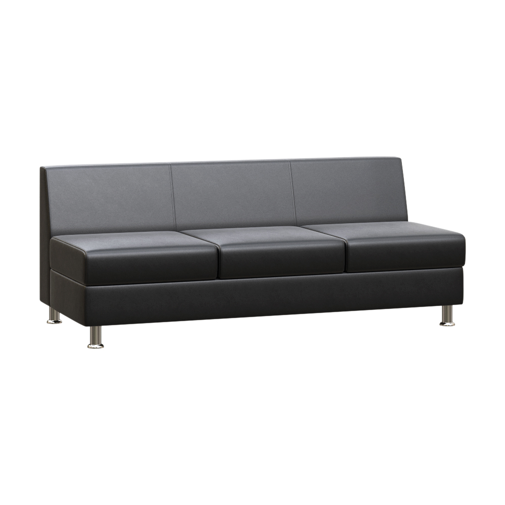 Диван без подлокотников трехместный