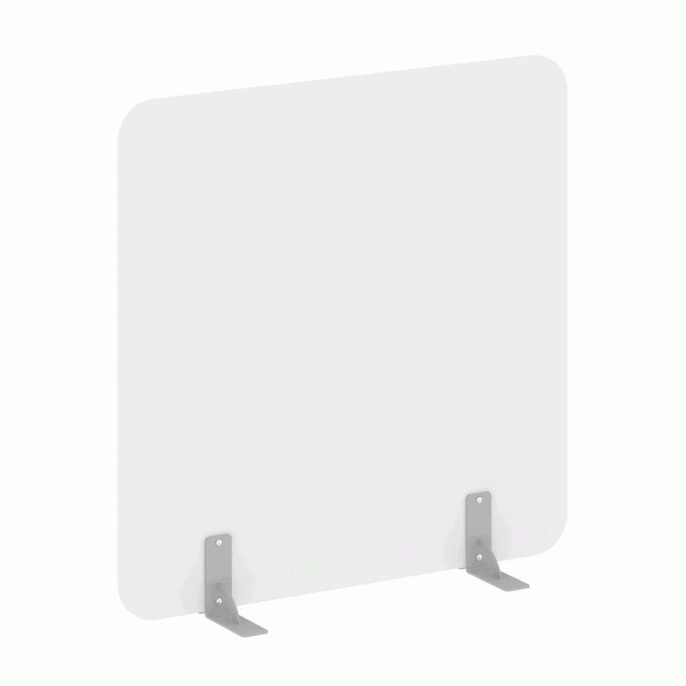 Перегородки на металлических опорах на фетровых подпятниках