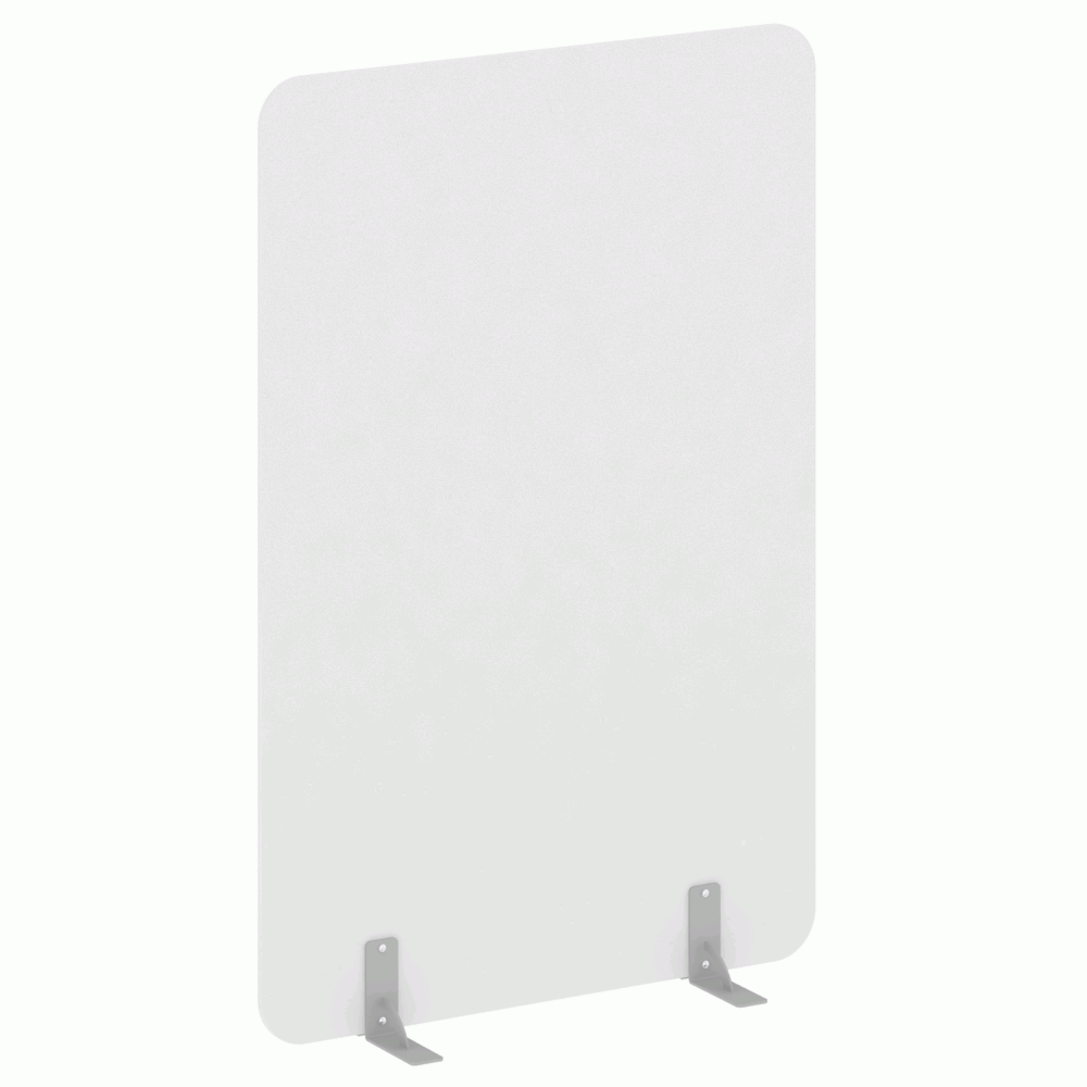 Перегородки на металлических опорах на фетровых подпятниках